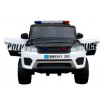Elektrické autíčko - policajné SUV - XMX601 - bielo-čierne 